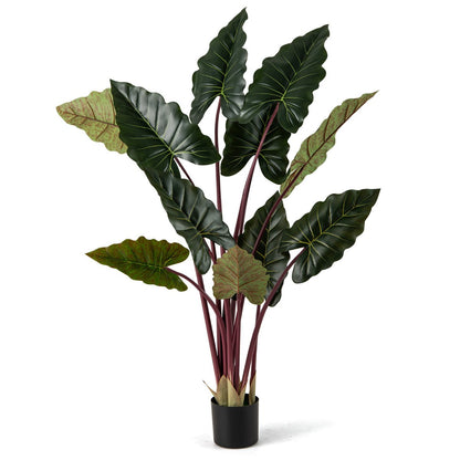 Artificial Rainbow Taro Tree 160cm Tall Fake Pre-potted Plant-1 Pack