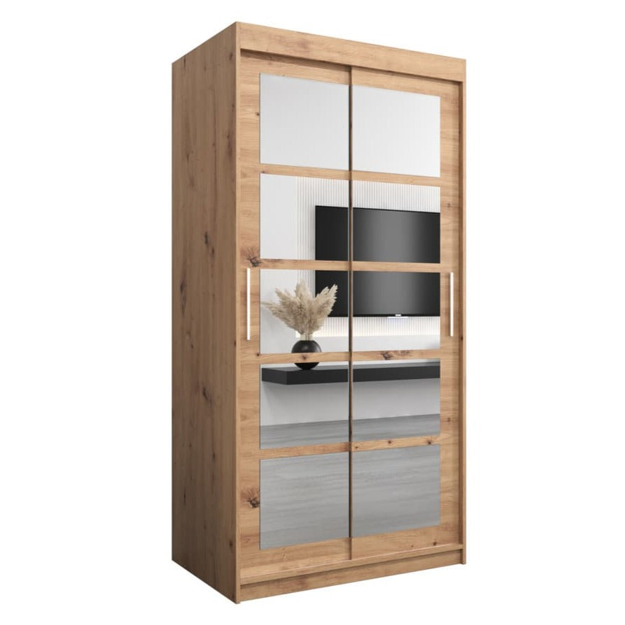 Roma II Sliding Door Wardrobe 100cm