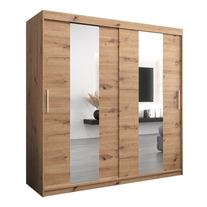 Pole Sliding Door Wardrobe 200cm