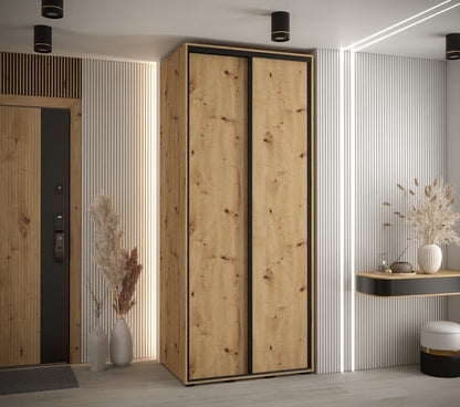 Cannes I Sliding Door Wardrobe 100cm