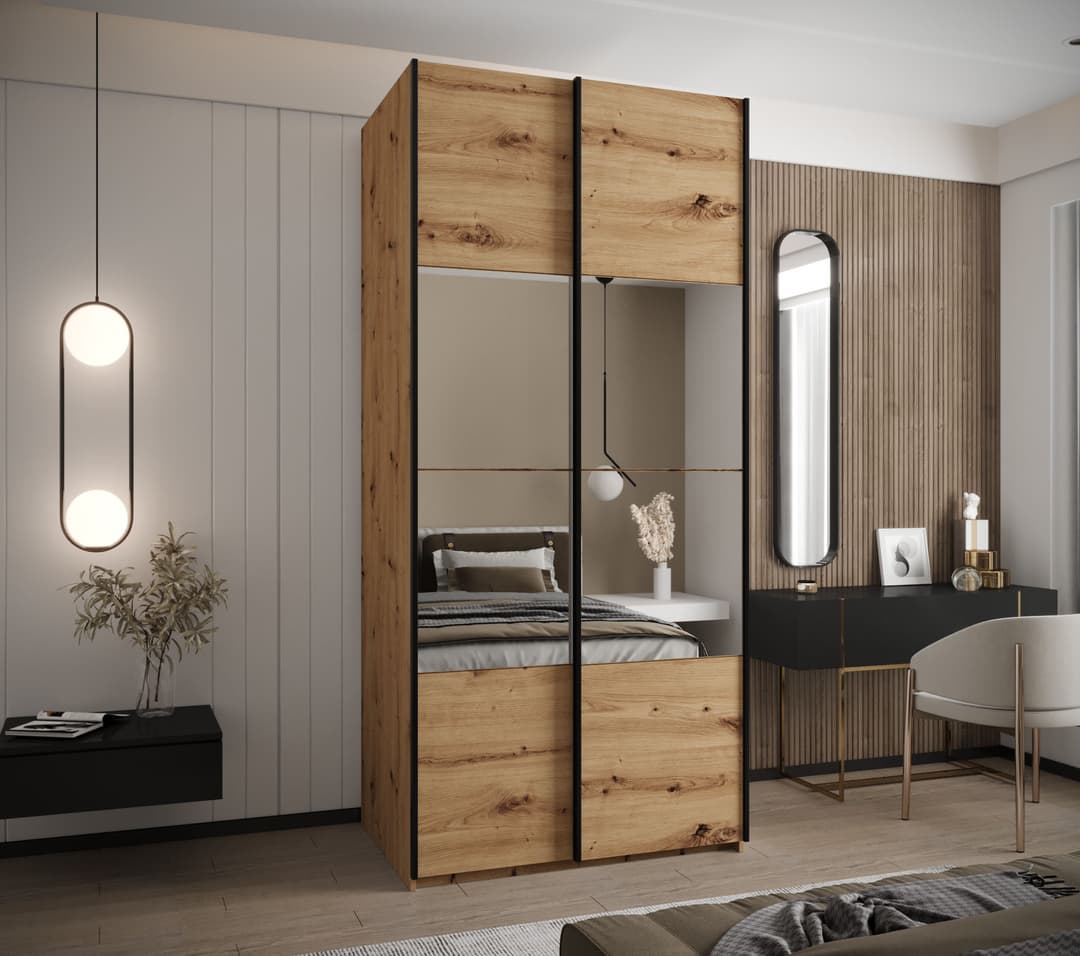 Trosa IV Sliding Door Wardrobe 120cm