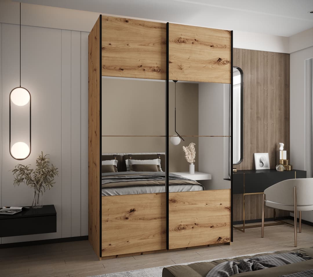 Trosa IV Sliding Door Wardrobe 160cm