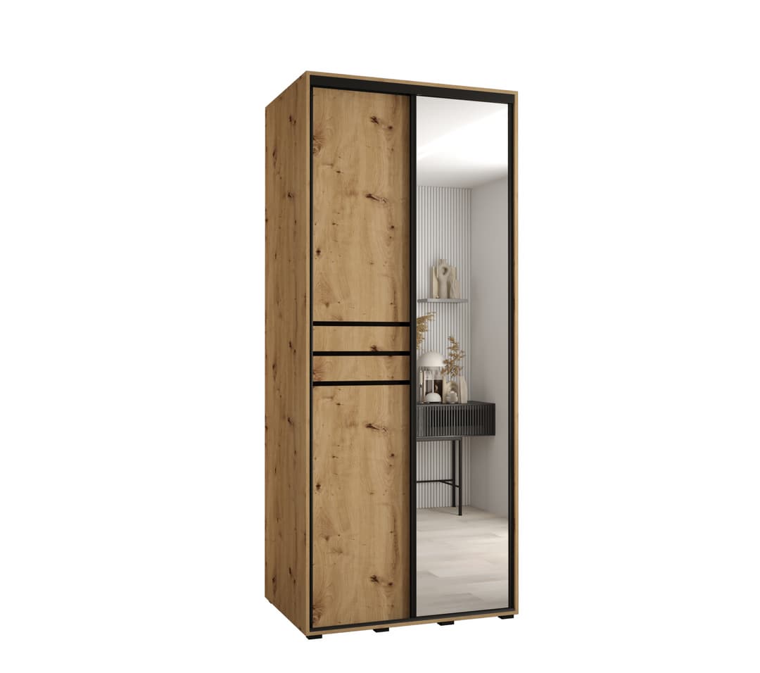 Cannes XI Sliding Door Wardrobe 120cm