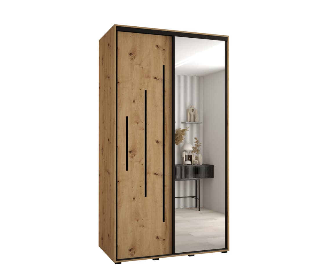 Cannes XIII Sliding Door Wardrobe 130cm