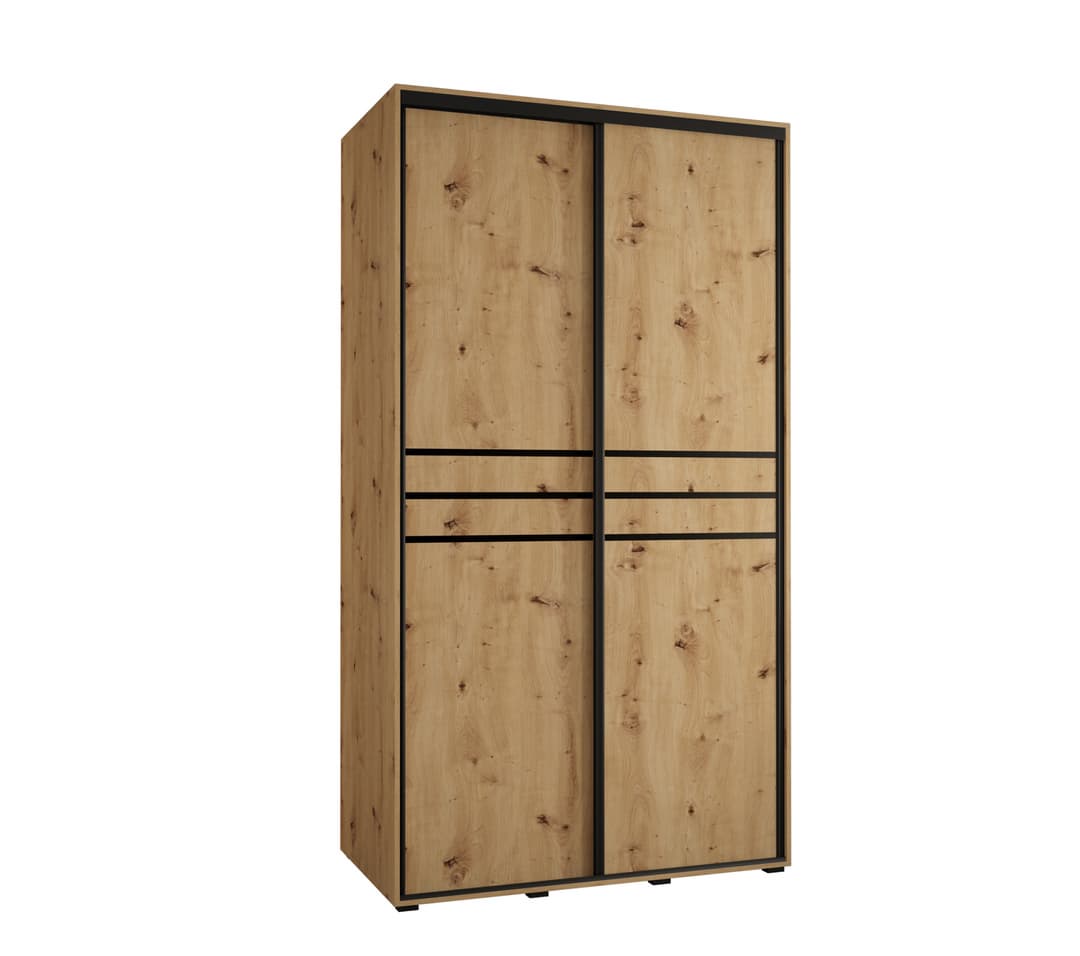 Cannes X Sliding Door Wardrobe 140cm