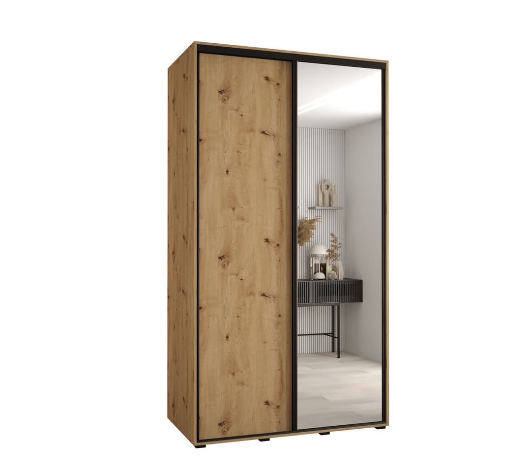 Cannes III Sliding Door Wardrobe 140cm