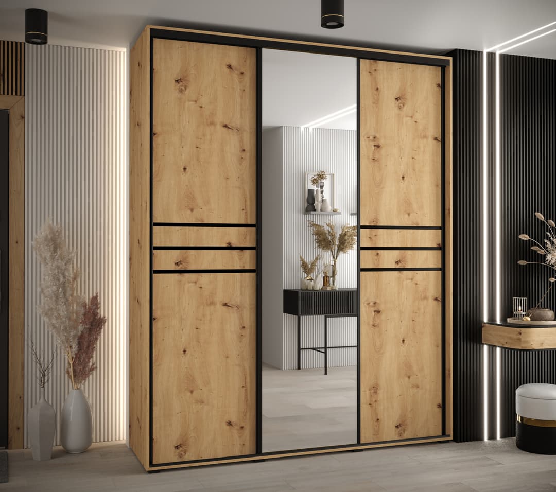 Cannes XI Sliding Door Wardrobe 200cm