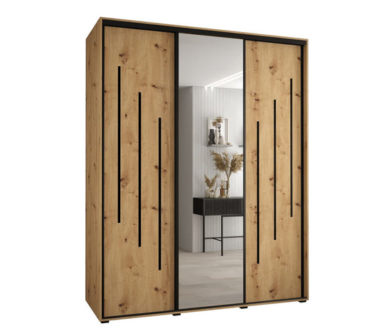 Cannes IX Sliding Door Wardrobe 200cm