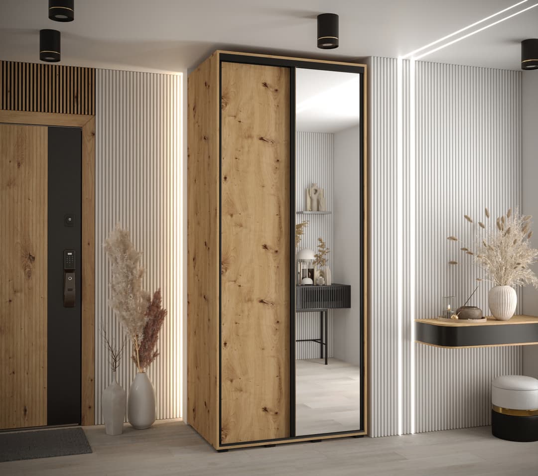 Cannes III Sliding Door Wardrobe 110cm