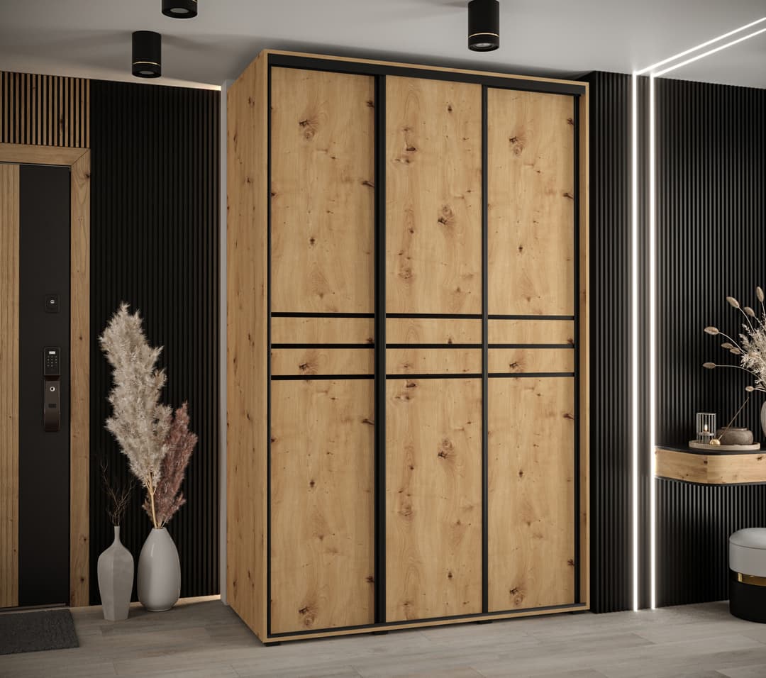 Cannes X Sliding Door Wardrobe 160cm