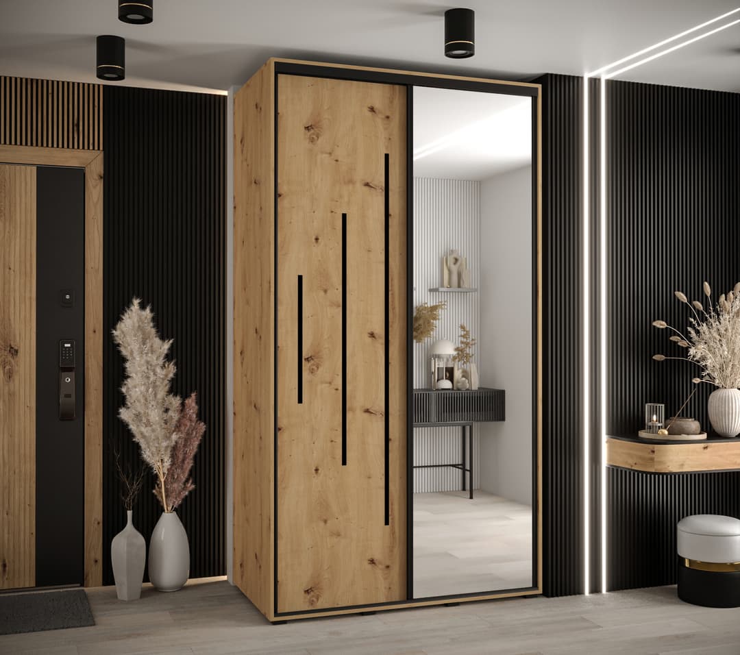 Cannes XIII Sliding Door Wardrobe 140cm