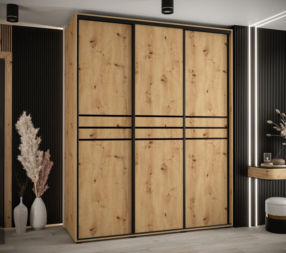 Cannes X Sliding Door Wardrobe 200cm