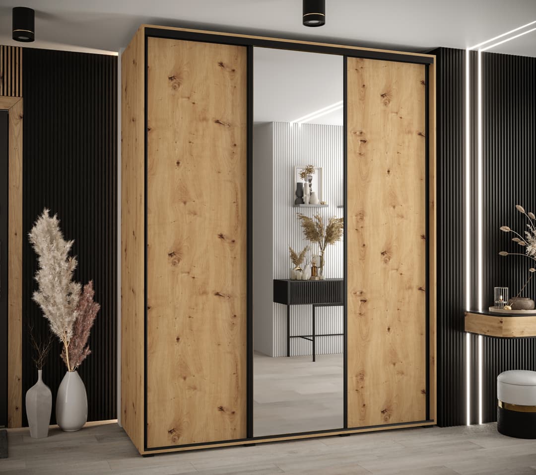 Cannes III Sliding Door Wardrobe 200cm