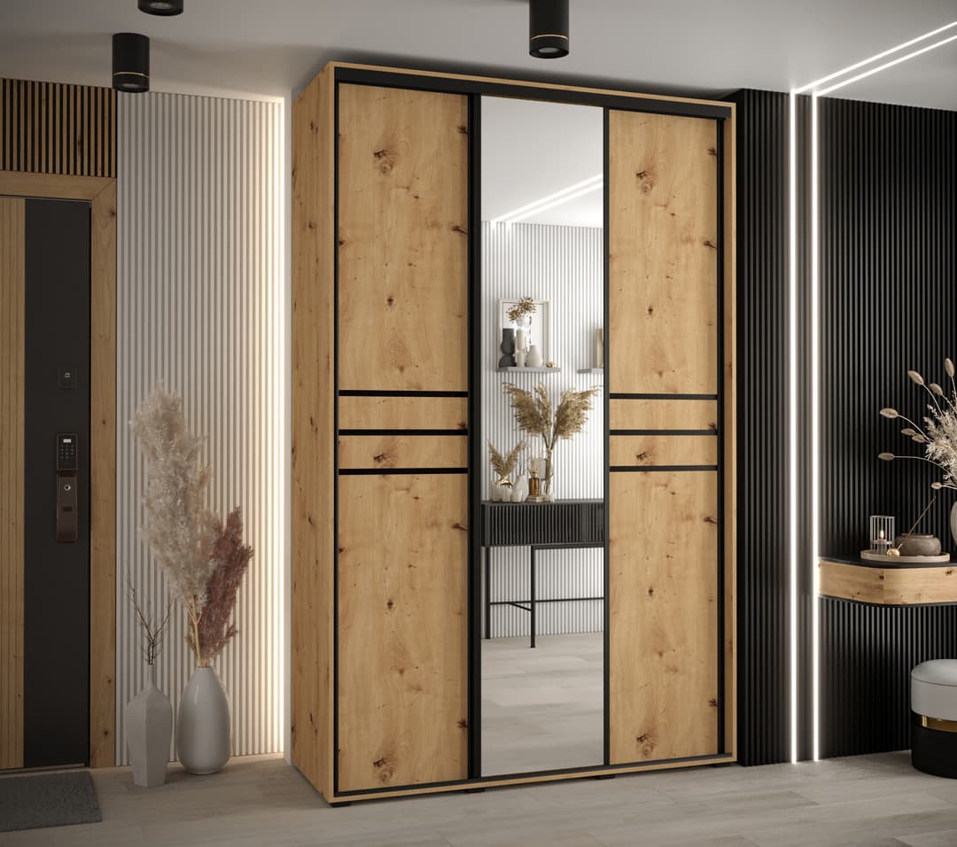 Cannes XI Sliding Door Wardrobe 160cm