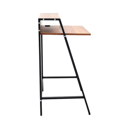 Modern Office Table Compact Wooden Computer Desk Laptop Burlywood