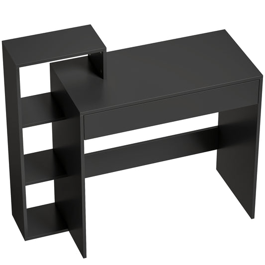 HOMCOM Desk with Storage in Black