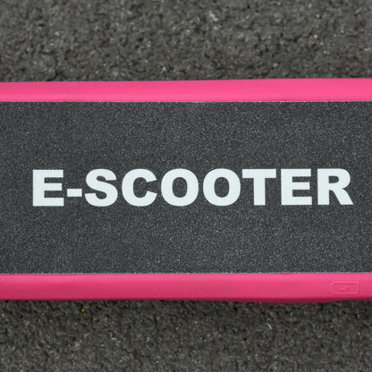 HOMCOM Electric Scooter, 120W Motor E-Scooter with Battery Display, Adjustable Height, Rear Brake for Ages 6+ Years - Pink
