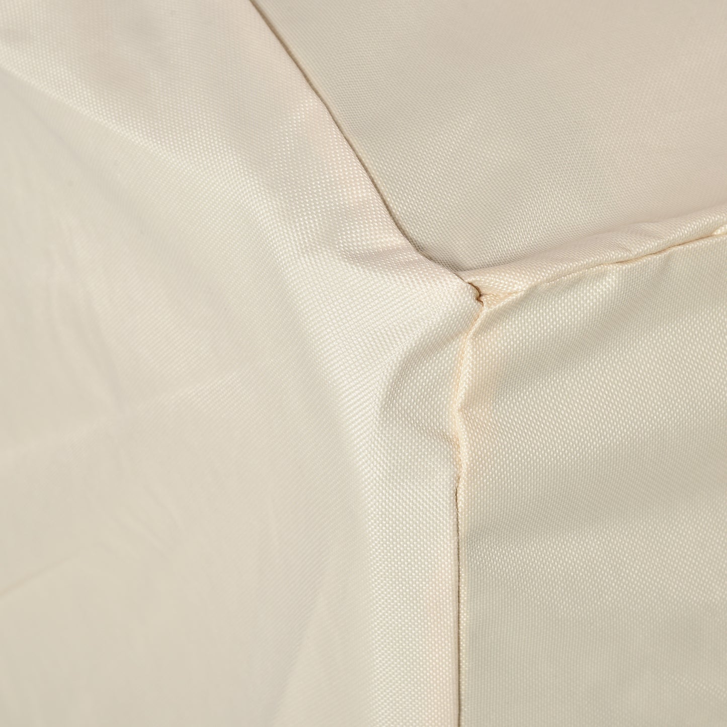 Pokrowiec na meble ogrodowe Outsunny 600D Oxford Cloth, wodoodporny, na sofę 3-osobową, na patio, do użytku na zewnątrz, beżowy, 218 x 111 x 63-101 cm