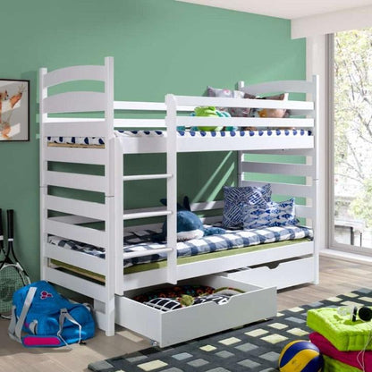 Newbury Wooden Bunk Bed Slawek with Storage