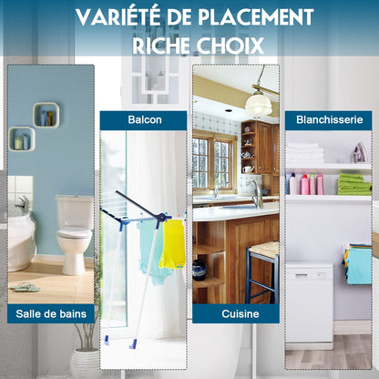 Over The Toilet Storage Cabinet with Double Tempered Glass Doors-White