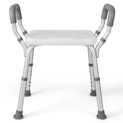 Bath Chair Shower Bench with Detachable Padded Arms