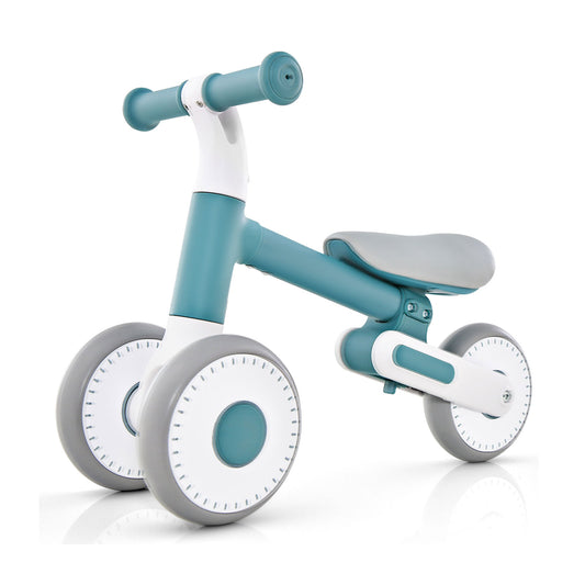 Baby Balance Bike Toddler Walker Training Bicycle with Adjustable Seat-Blue