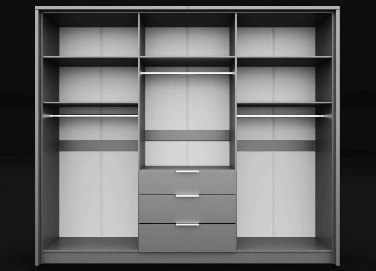 Wardrobe REDFORD 255 Graphite