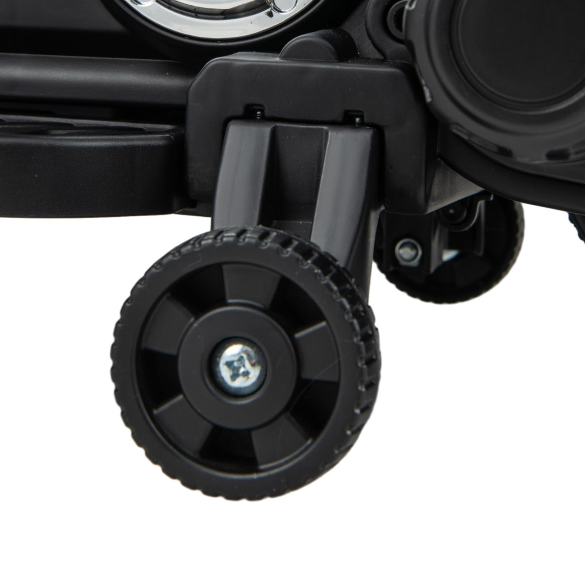 6V Kids Ride On Motorcycle with Training Wheels and Headlight for Toddlers-Navy