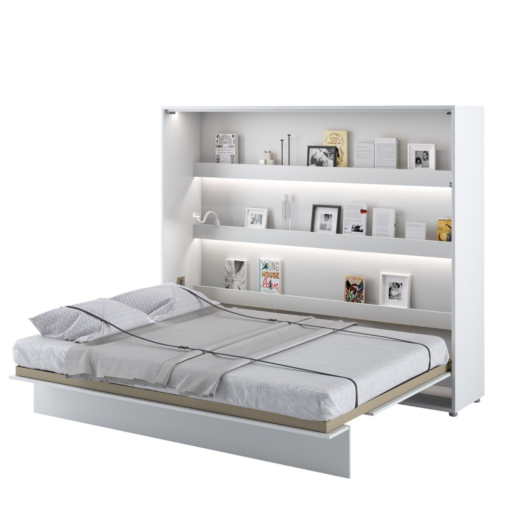 BC-14 Horizontal Wall Bed Concept 160cm - Furniture Gold