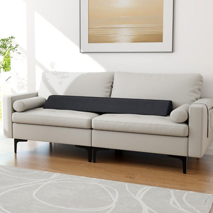 Bed Wedge Pillow  with 2 Storage Pockets-Full Size