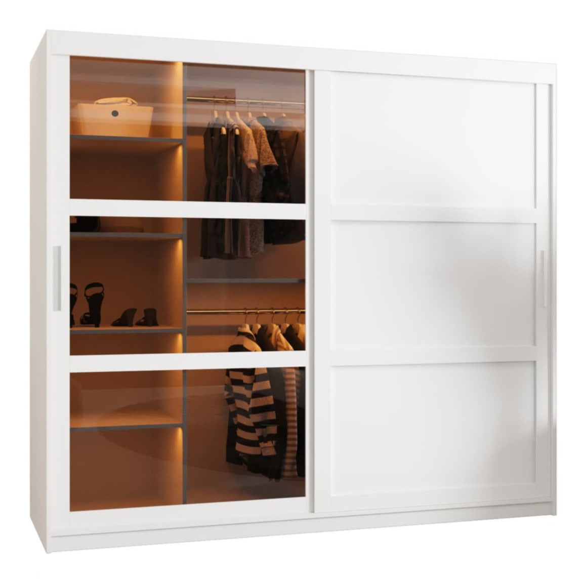 Parma III Sliding Door Wardrobe 200cm