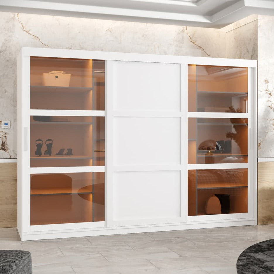 Parma III Sliding Door Wardrobe 250cm