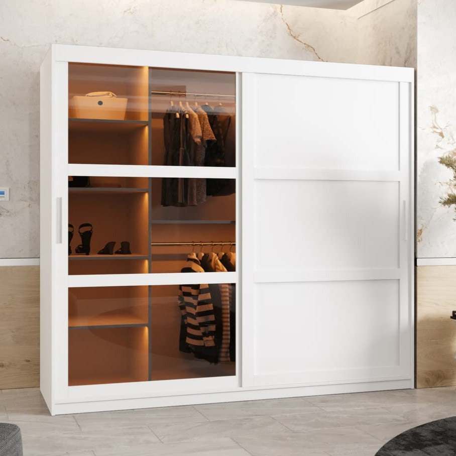 Parma III Sliding Door Wardrobe 200cm