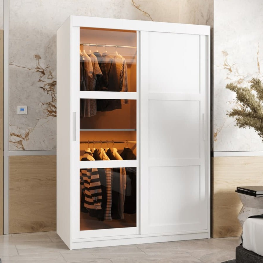 Parma III Sliding Door Wardrobe 120cm