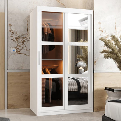 Parma II Sliding Door Wardrobe 100cm