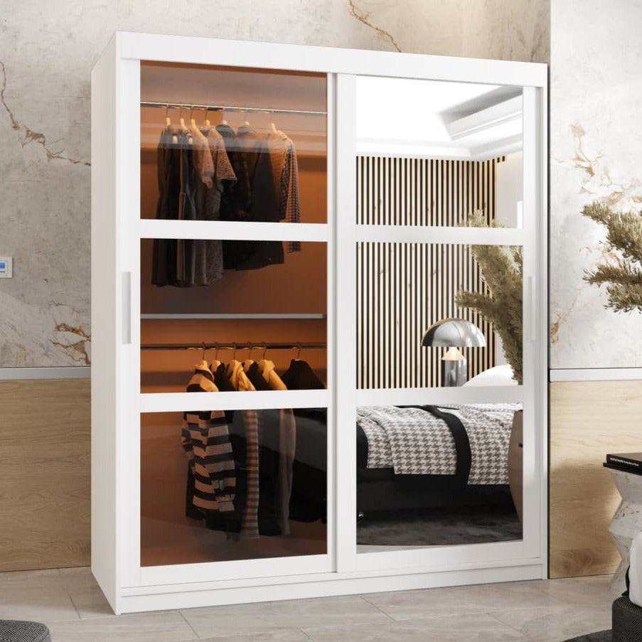 Parma II Sliding Door Wardrobe 150cm