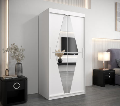 Boliwia Sliding Door Wardrobe 100cm