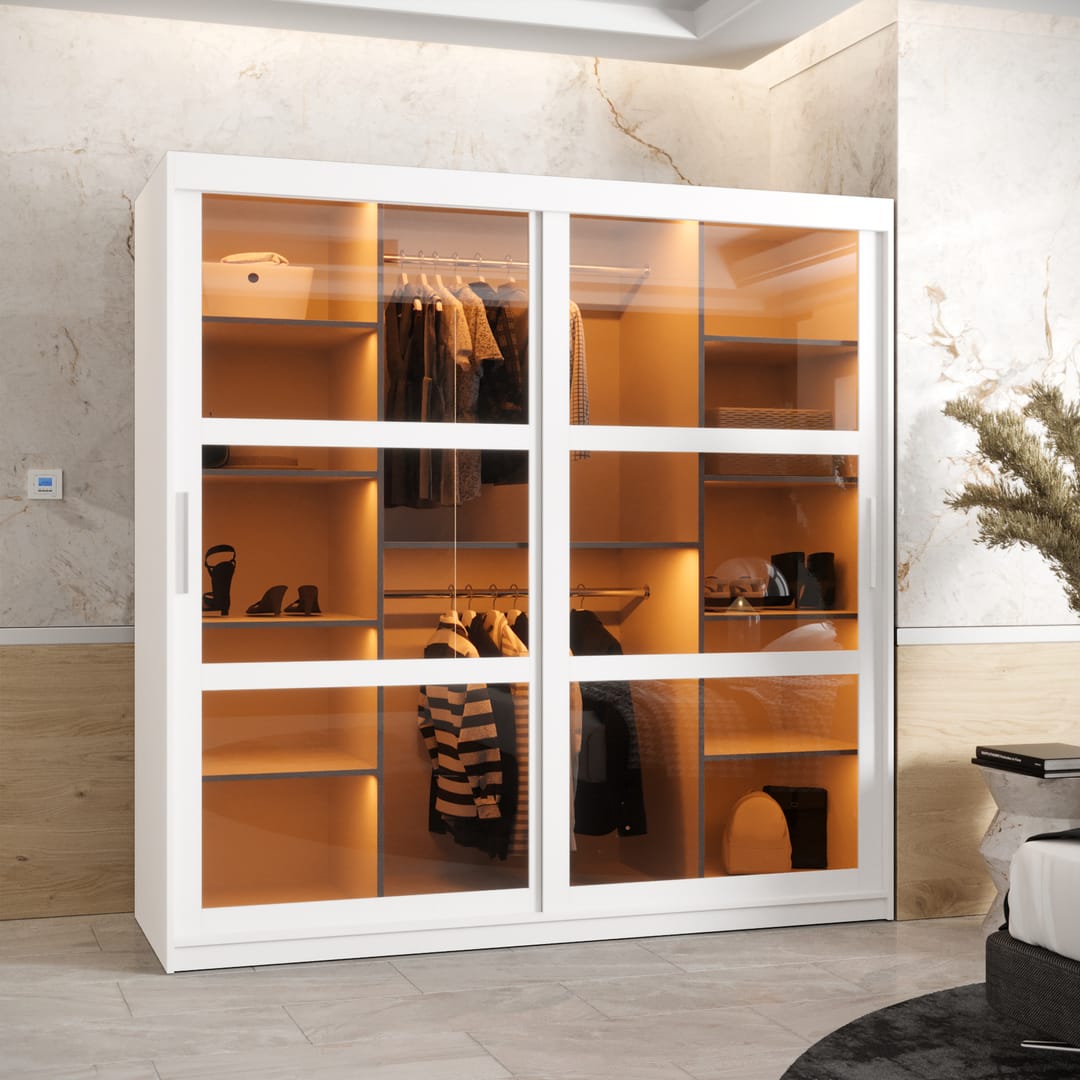 Parma Sliding Door Wardrobe 180cm