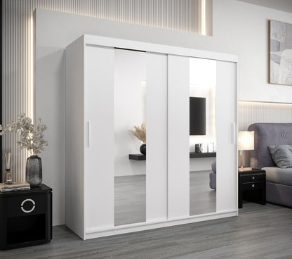 Pole Sliding Door Wardrobe 200cm