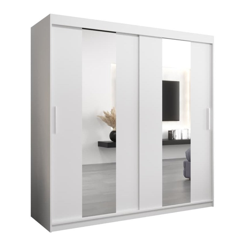 Pole Sliding Door Wardrobe 200cm