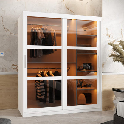 Parma Sliding Door Wardrobe 150cm