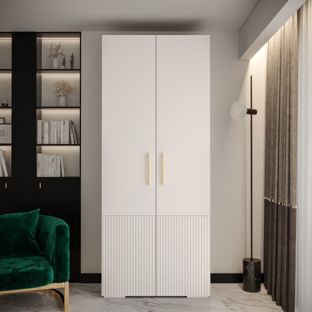 Manhattan III Hinged Door Wardrobe 100cm