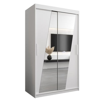 Rhomb Sliding Door Wardrobe 120cm