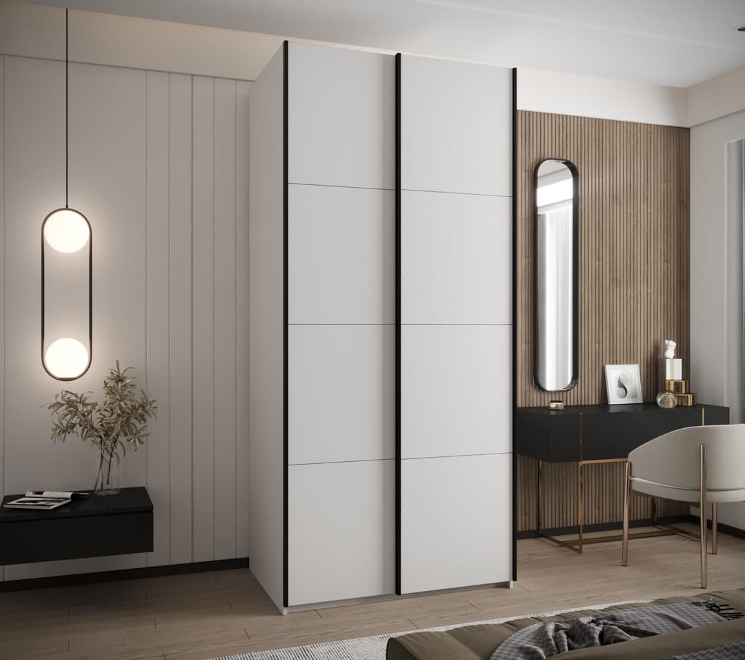 Trosa I Sliding Door Wardrobe 110cm