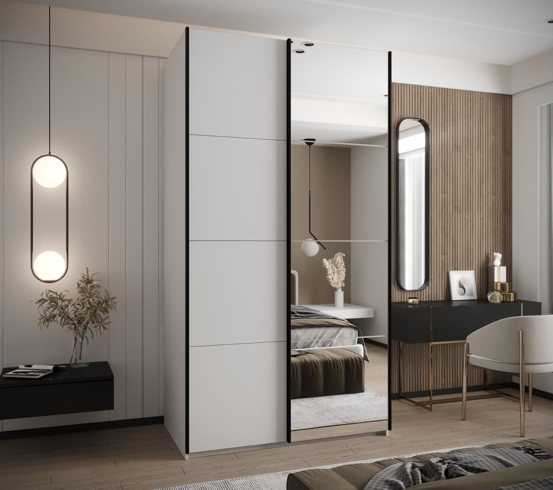 Trosa III Sliding Door Wardrobe 140cm