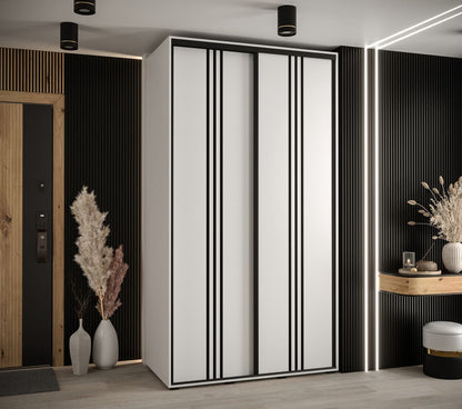 Cannes VI Sliding Door Wardrobe 130cm