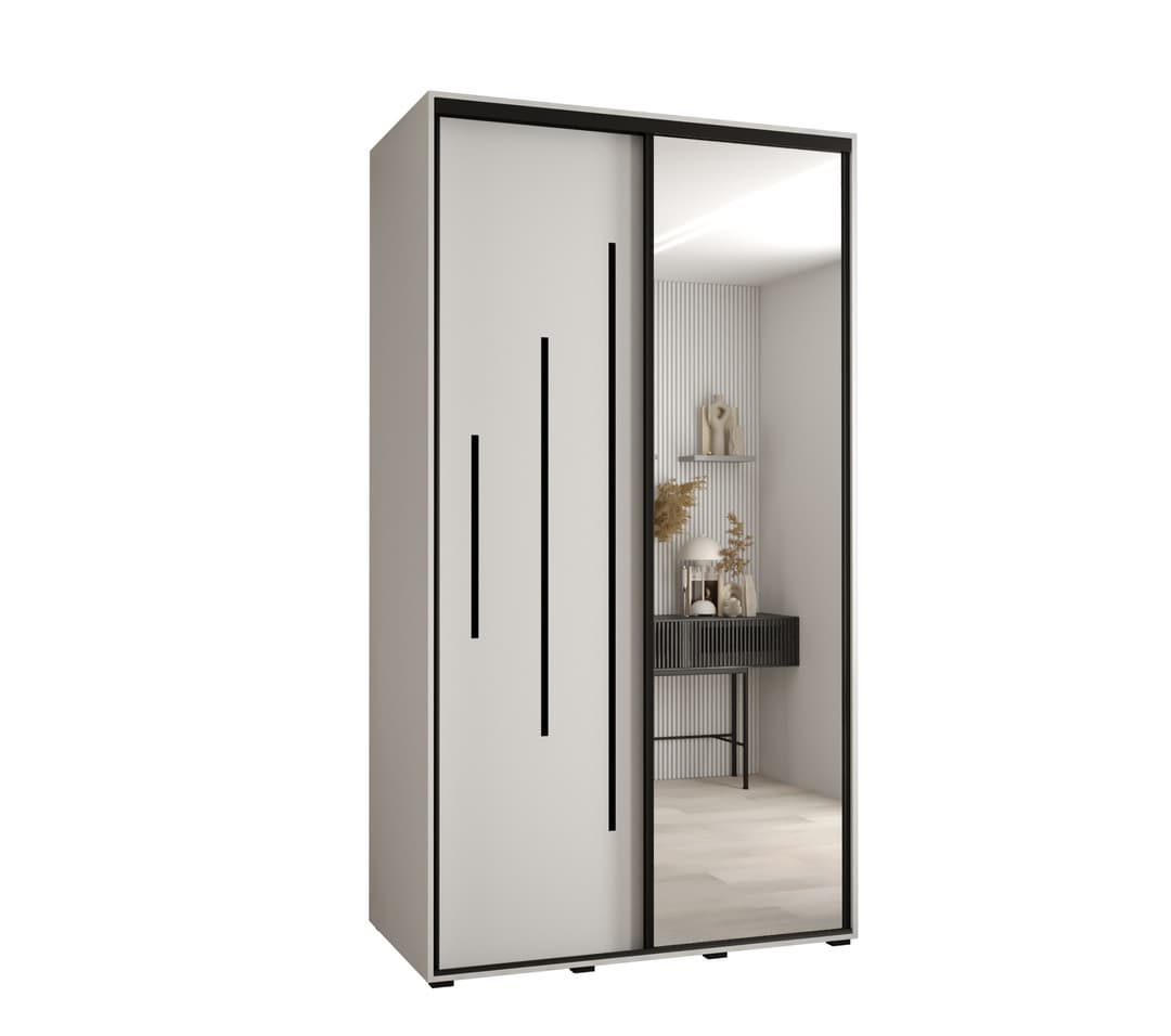 Cannes XIII Sliding Door Wardrobe 130cm