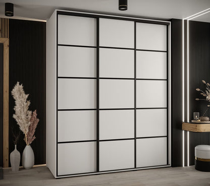 Cannes IV Sliding Door Wardrobe 190cm