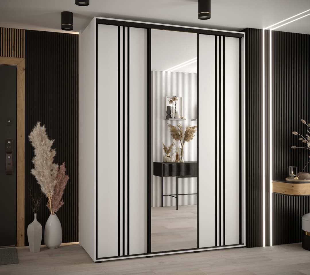 Cannes VII Sliding Door Wardrobe 170cm