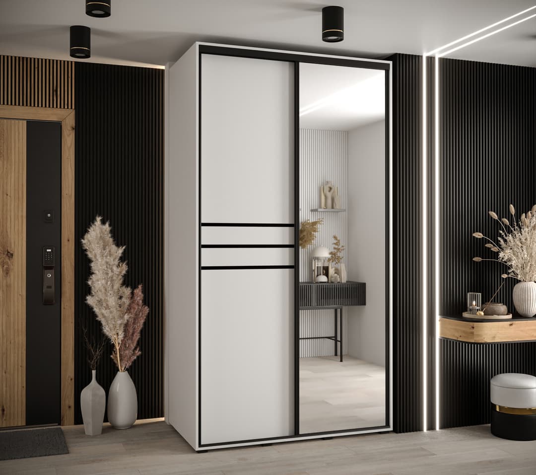 Cannes XI Sliding Door Wardrobe 140cm